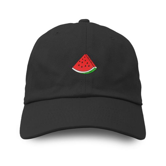 Watermelon slice embroidered 100% Premium Cotton adjustable baseball Dad Hat