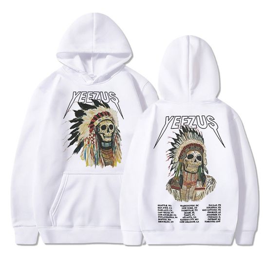 Kanye West Yeezus God Wants You Double Sided Hoodie