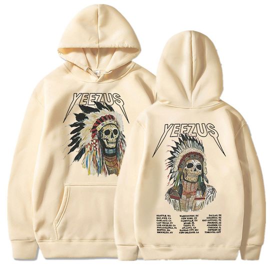 Kanye West Yeezus God Wants You Double Sided Hoodie