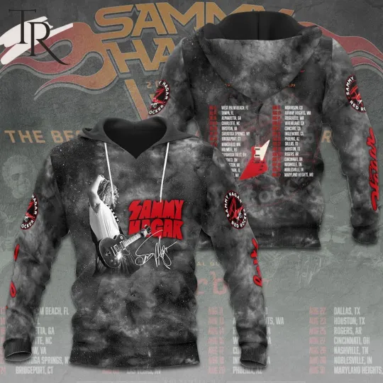 Sammy Hagar 2024 Tour The Best Of All World 3D Hoodie All Over Print