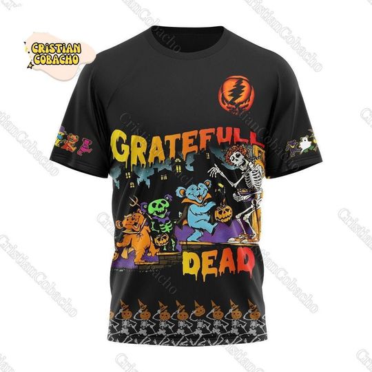 Grateful Dead Halloween 3D Shirt, Gratefull One More Night Hoodie