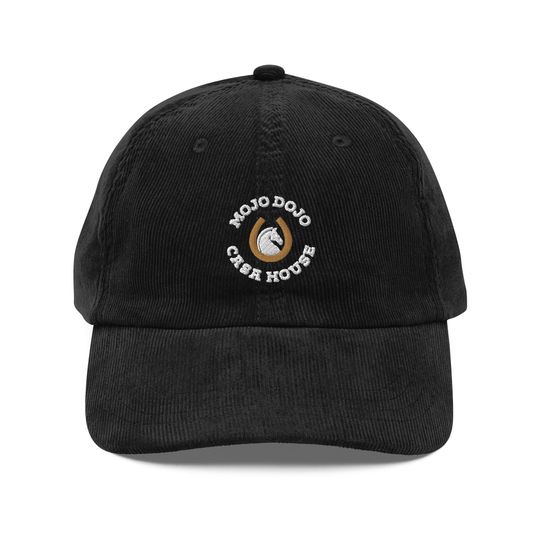 Mojo Dojo Casa House Embroidered Corduroy Hat | Baseball Cap