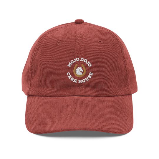 Mojo Dojo Casa House Embroidered Corduroy Hat | Baseball Cap