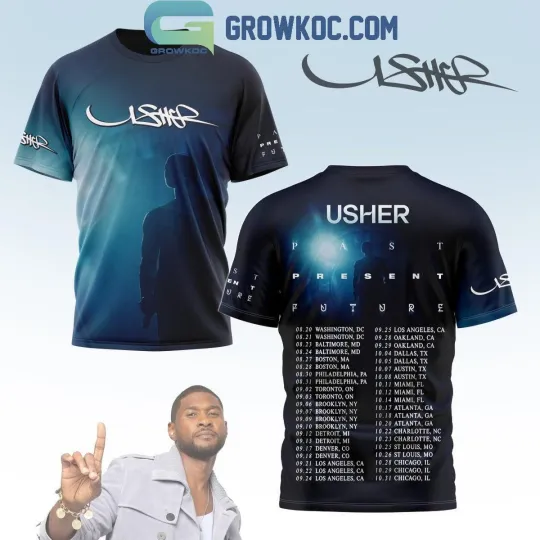 Usher Past Present Future Tour In 2024 USA Schedule T Shirt