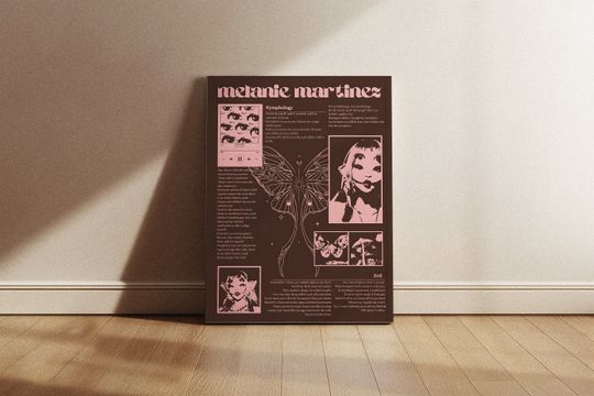 Melanie Martinez Poster Canvas Art | Art Poster | Crybaby Poster