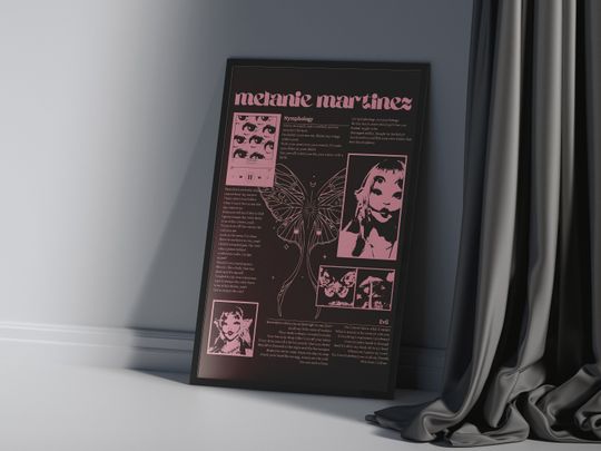 Melanie Martinez Poster Canvas Art | Art Poster | Crybaby Poster