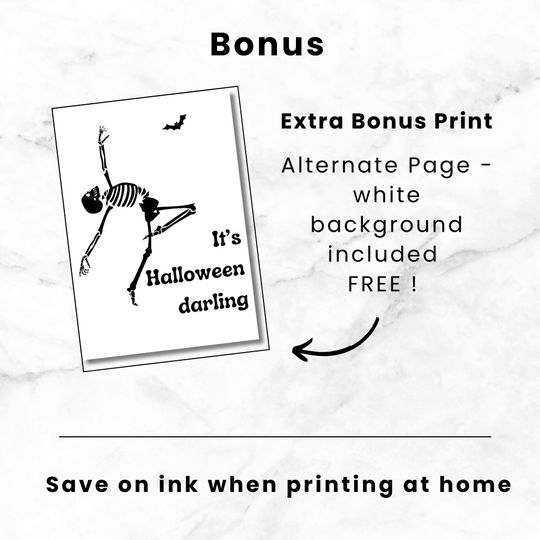 PRINTABLE Halloween Poster Print for Halloween Decor for Halloween