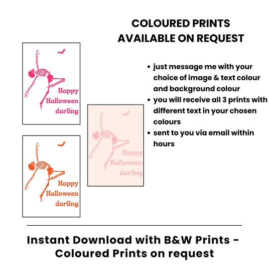 PRINTABLE Halloween Poster Print for Halloween Decor for Halloween