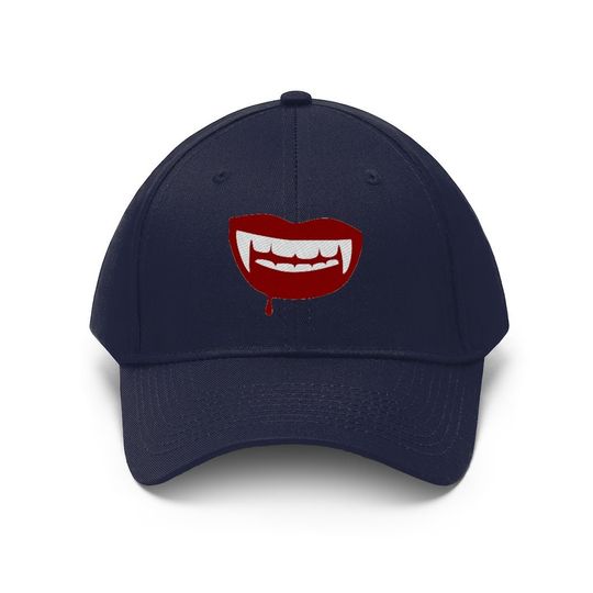 Vampire Fangs Hat, Vampire Cap, Dad-Cap, Baseball Hat