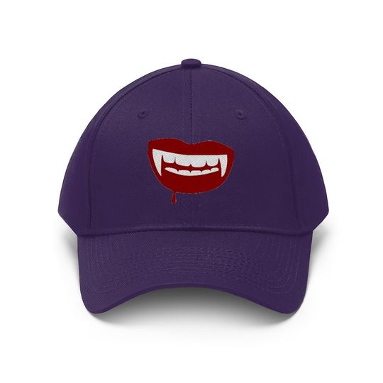Vampire Fangs Hat, Vampire Cap, Dad-Cap, Baseball Hat