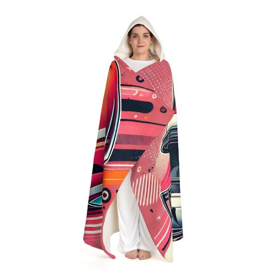 Smart Player Hooded Sherpa Fleece Blanket | American Football Gift | Sport Gift