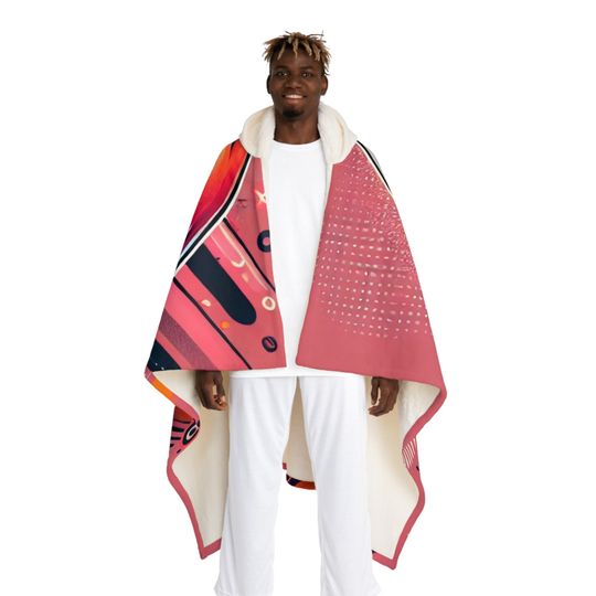 Smart Player Hooded Sherpa Fleece Blanket | American Football Gift | Sport Gift