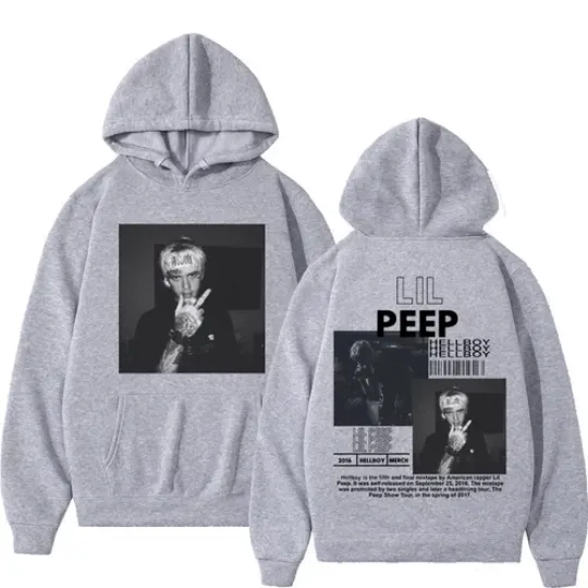 Hip Hop Rapper Lil Peep Graphic Hoodie High Quality Fashion Pullovers
