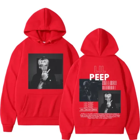 Hip Hop Rapper Lil Peep Graphic Hoodie High Quality Fashion Pullovers