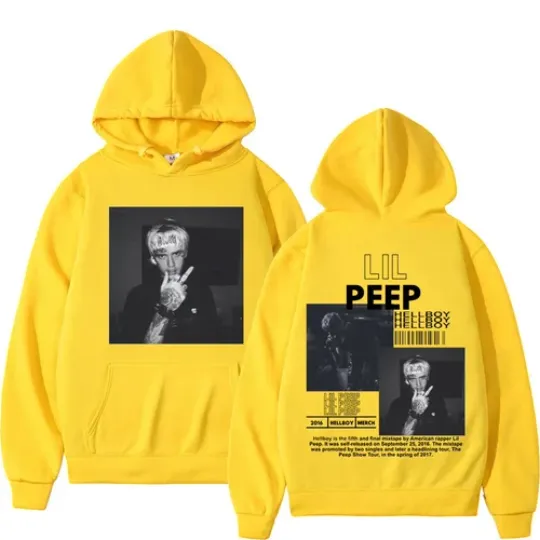 Hip Hop Rapper Lil Peep Graphic Hoodie High Quality Fashion Pullovers
