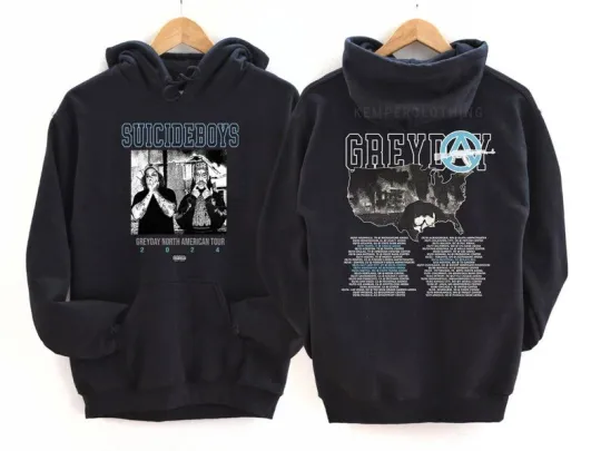 Greyday 2024 Suicideboys Hip-Hop Vintage Hoodie Shirt