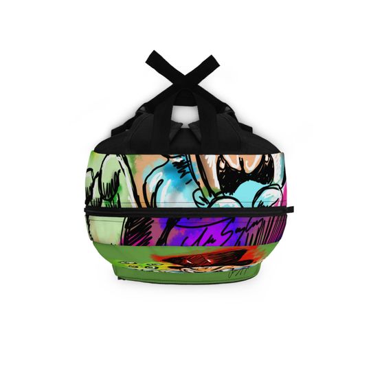 Hand-Drawn Cartoon Kids Backpack