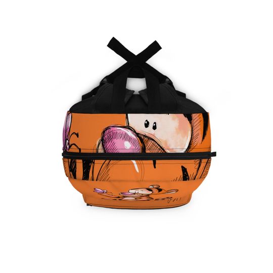 Unique Cartoon Character Backpack with Custom Name