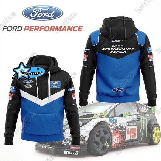 Ford Racing Hoodie, Ford Performance 3D Hoodie, Ford Car