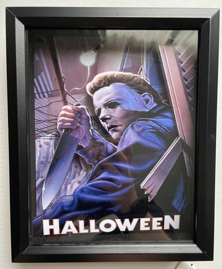 Halloween 3D shadowboxes/Michael Myers