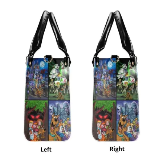 Personalized Scooby Doo Luxury Women PU Leather Handbag,Halloween gift