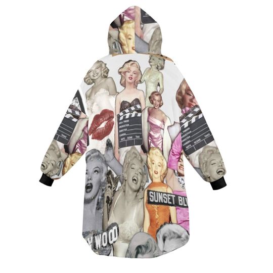 Marilyn Monroe Hoodie Blanket