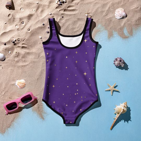 Wizard swimsuit, Personalized birthday girls swimsuit, Owl, bday, gift for her, Magic wizard birthday party Youth Swimsuit