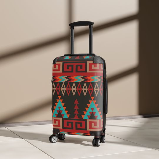 Aztec Suitcase, Aztec Luggage, Travel Bag