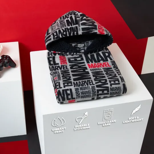 Marvel Oversized Blanket Hoodie Avengers -All Over Print