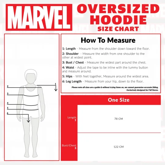 Marvel Oversized Blanket Hoodie Avengers -All Over Print