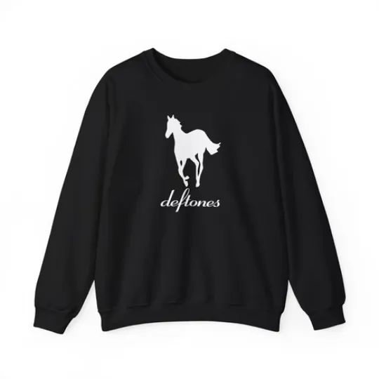 Deftone White Pony Sweatshirt