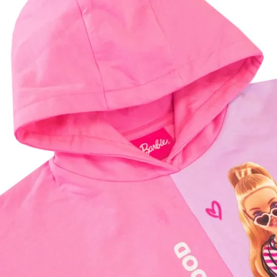 Girls Barbie Blanket Hoodie