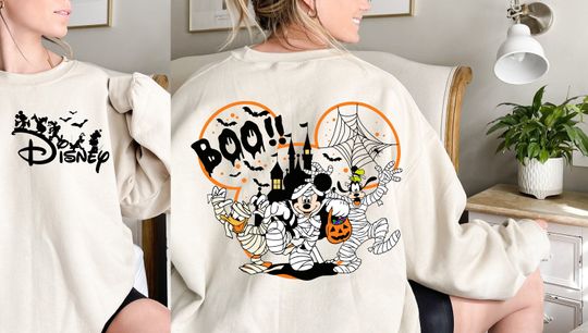 Halloween Mouse and Friends Sweatshirt, Halloween Sweatshirt, Spooky Vibes Shirt