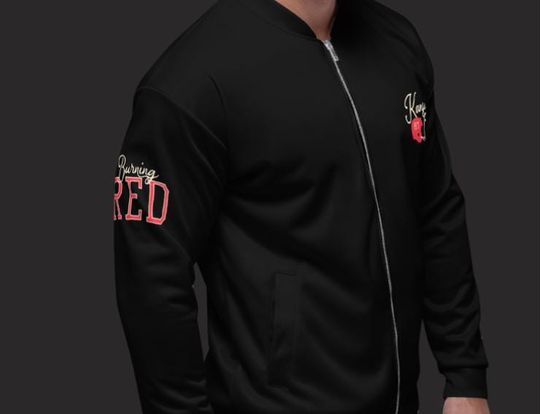 Kansas City Heart Hands Bomber Jacket