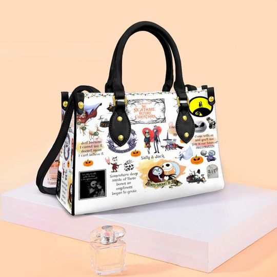 Nightmare Before Christmas Artificial Leather Handbag Bag