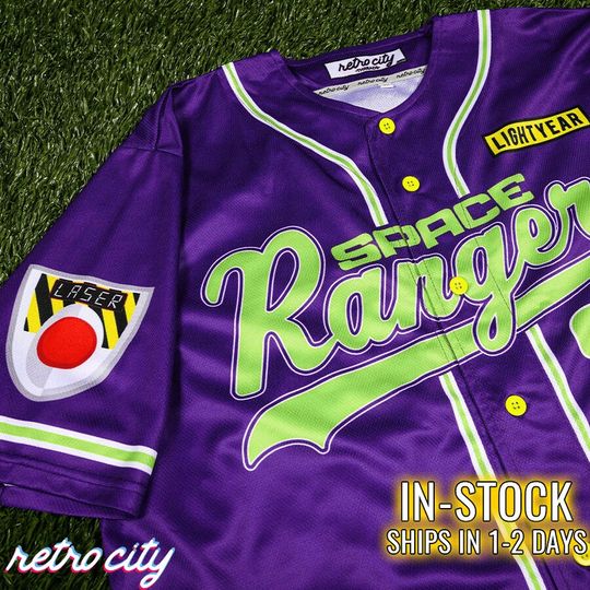 Space Rangers 'Toy Story' Buzz Lightyear Baseball Fan Jersey