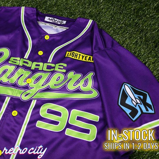 Space Rangers 'Toy Story' Buzz Lightyear Baseball Fan Jersey