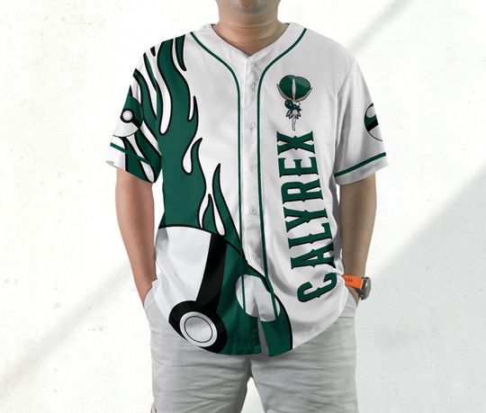 Calyrex Baseball Jersey Shirt Japanese Anime Jersey Shirt Gift