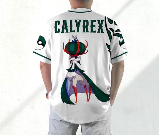 Calyrex Baseball Jersey Shirt Japanese Anime Jersey Shirt Gift