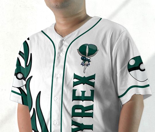 Calyrex Baseball Jersey Shirt Japanese Anime Jersey Shirt Gift