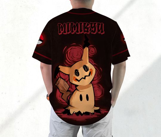Mimikyu Baseball Jersey Shirt Mimikyu Jersey Gift