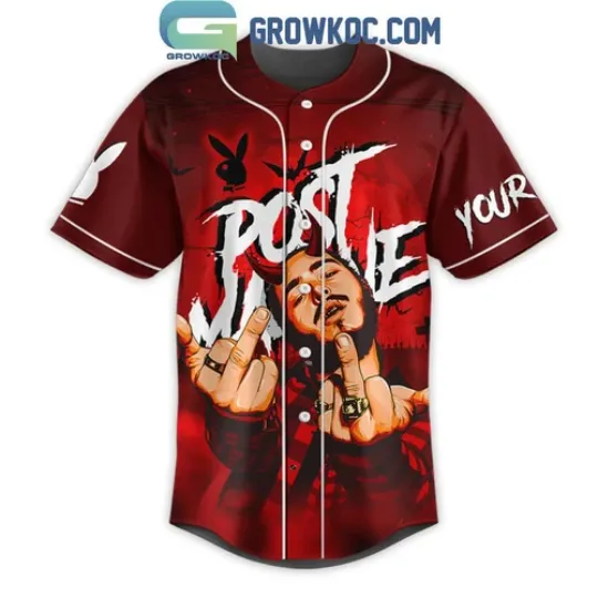 Post Malone Leave Me Alone Personalized Baseball Shirt