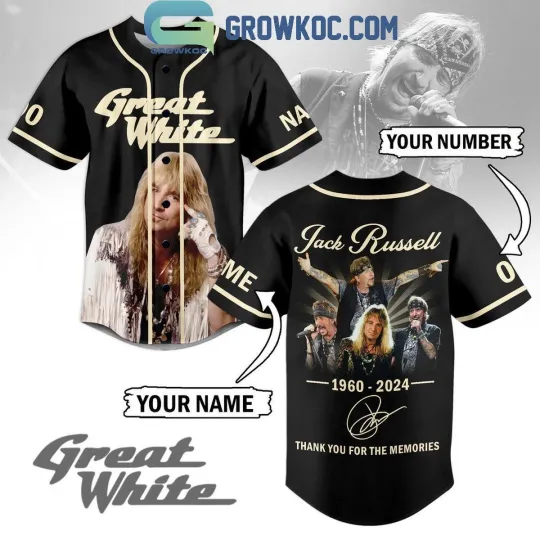 Jack Russell Thank You In Great White 2024 Personalized Shirt