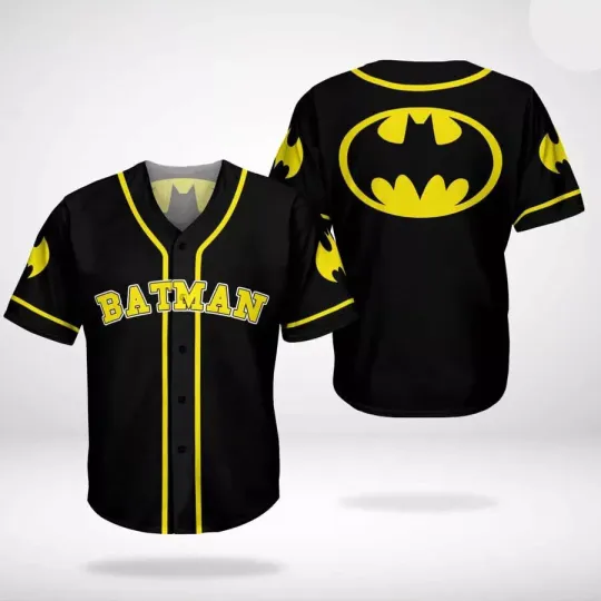 Batman Dark Knight Baseball Jersey Shirt Full Sizes