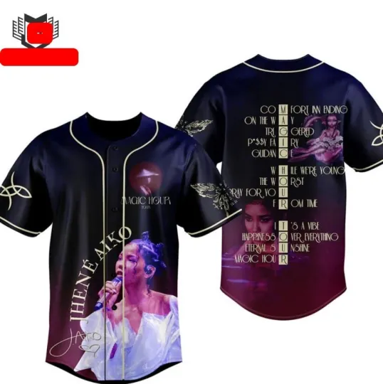 Jhene Aiko Magic Hour Tour Baseball Jersey