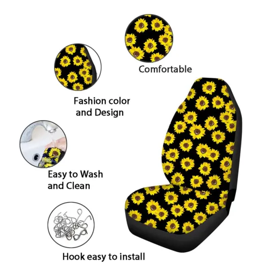 Winnie The Pooh Cartoon Car Seat Covers