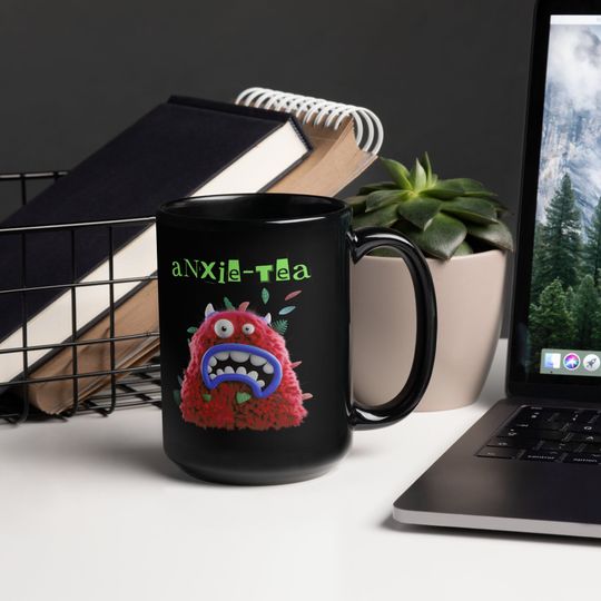 ANXIE-TEA - Kwik Sip Black Coffee Mug
