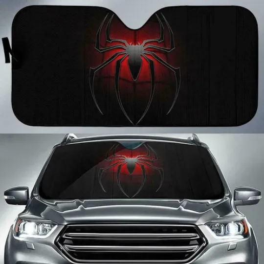 Spider-Man Car SUV Sun Shade Pickup Reflective Visor Windshield Block UV Ray