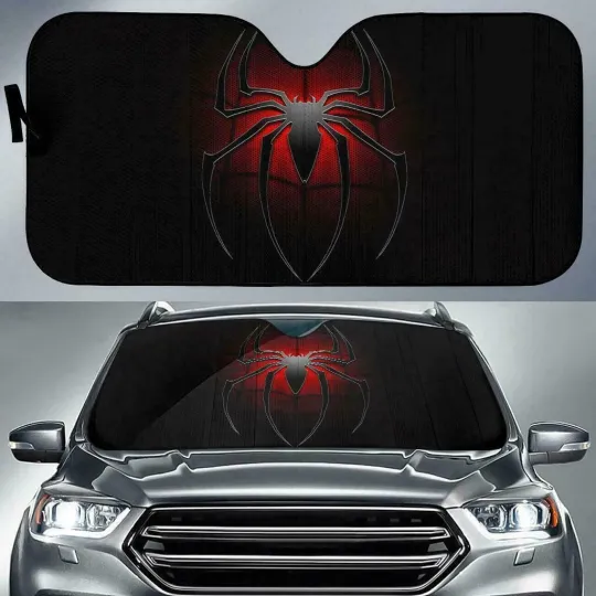 Spider-Man Car SUV Sun Shade Pickup Reflective Visor Windshield Block UV Ray