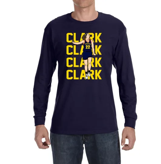 Indiana Caitlin Clark Text Pic Long sleeve Shirt